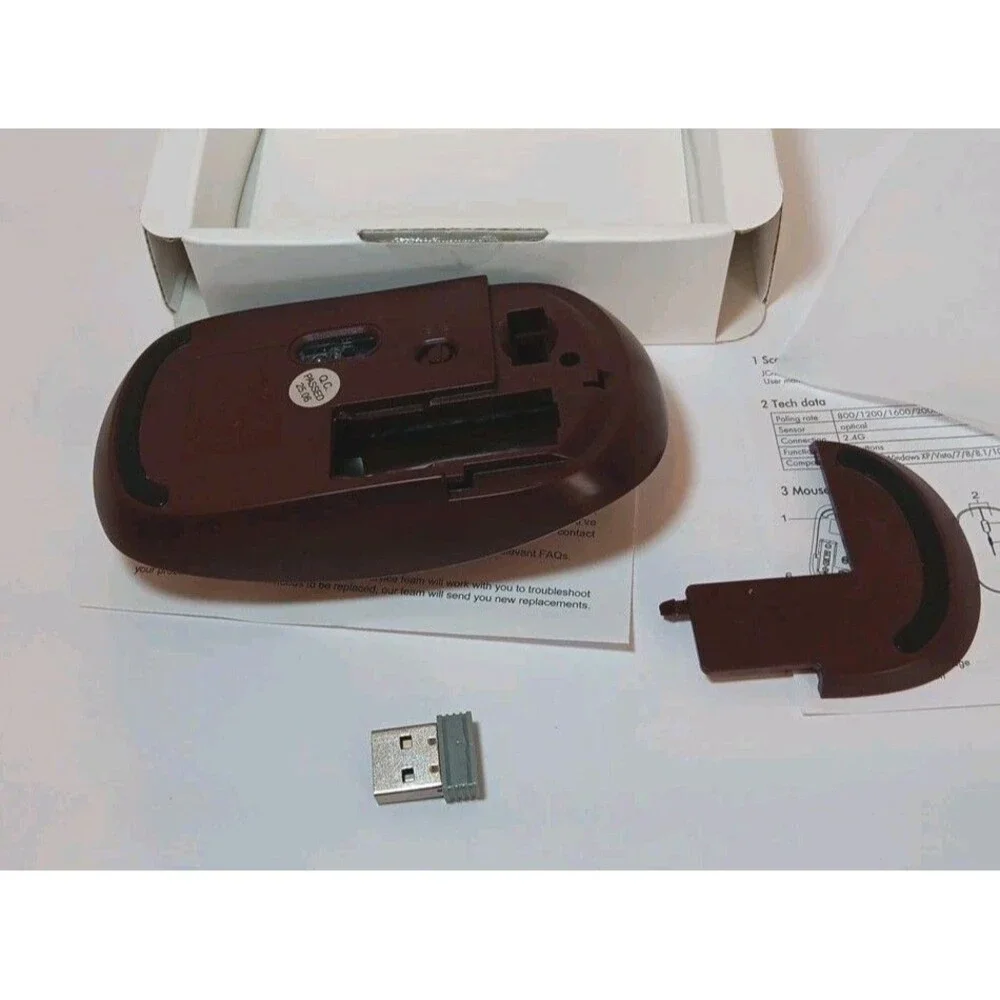 Wireless Mouse  New Moroon 2.4 GHz USB 2.0 Compatible Windows 10, 8,7